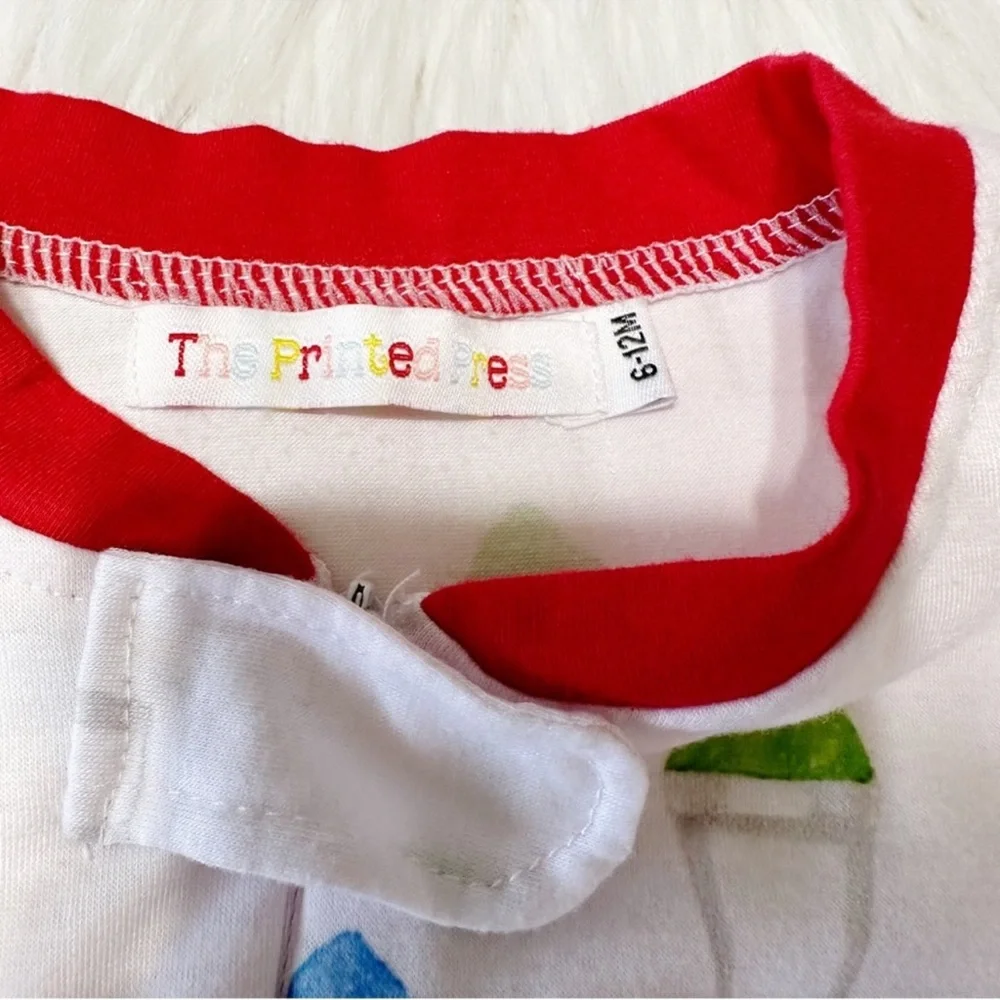 The Printed‎ Press Snowball Footless Pajamas
